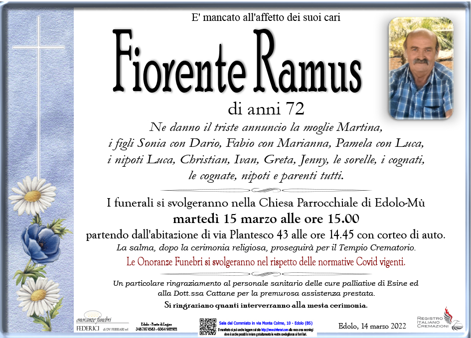 FIORENTE RAMUS - EDOLO