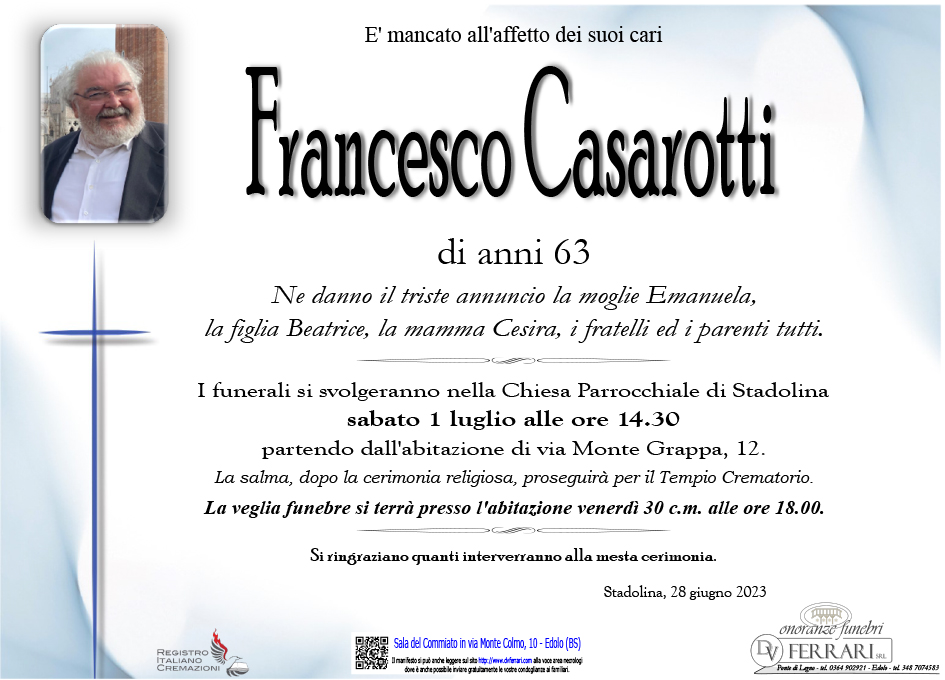 Francesco Casarotti - Stadolina 