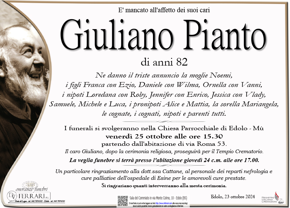 GIULIANO PIANTO - EDOLO